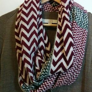 Chevron Lightweight Loop Scarf
